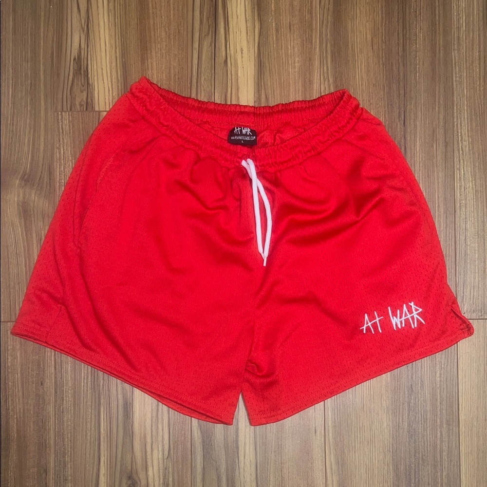 Men's Athletic Shorts - Red